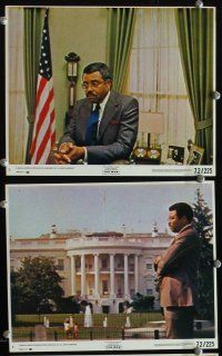 5a200 MAN 8 8x10 mini LCs '72 James Earl Jones as the 1st pretend black U.S. President, Rod Serling