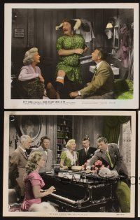 5a267 WHEN MY BABY SMILES AT ME 4 color 8x10 stills '48 sexy Betty Grable, Dan Dailey, Jack Oakie!