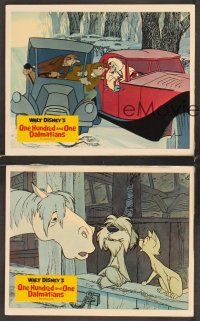 5a276 ONE HUNDRED & ONE DALMATIANS 3 color English FOH LCs '61 classic Walt Disney canine cartoon!