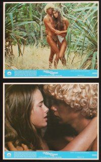 5a176 BLUE LAGOON 8 8x10 mini LCs '80 sexy young Brooke Shields & Christopher Atkins!