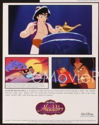 5a145 ALADDIN video presskit '92 classic Walt Disney Arabian fantasy cartoon!