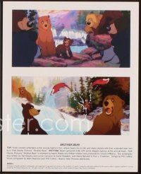 5a089 BROTHER BEAR presskit '03 Disney Pacific Northwest animal cartoon, voice actors shown!