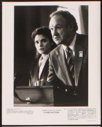 5a090 CLASS ACTION presskit '91 Gene Hackman & Mary Elizabeth Mastrantonio are lawyers!