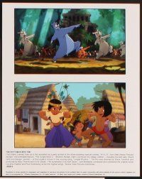 5a039 JUNGLE BOOK 2 presskit '03 Disney sequel, cool full-color animation stills!