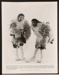 5a061 STIR CRAZY presskit '80 Gene Wilder & Richard Pryor in chicken suits, Sidney Poitier