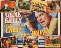 5b018 LOT OF 45 SINGLE LOBBY CARDS '30s-70s Crest of the Wave TC, Faces in Fog, Traffic in Crime