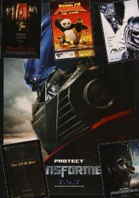 5b051 LOT OF 17 UNFOLDED MINI POSTERS '96 - '07 There Will Be Blood, Transformers & more!
