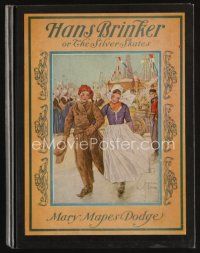 5b189 HANS BRINKER OR THE SILVER SKATES facsimile edition hardcover book '35 by Mary Maples Dodge!