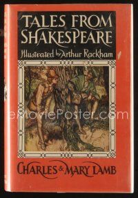 5b193 TALES FROM SHAKESPEARE facsimile edition English hardcover book '66 art by Arthur Rackham!
