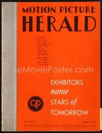 5b092 MOTION PICTURE HERALD exhibitor magazine August 9, 1941 Here Comes Mr. Jordan, Little Foxes