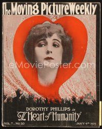 5b088 MOVING PICTURE WEEKLY exhibitor magazine January 4, 1919 Danger Go Slow posters, Mrs. Chaplin
