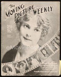 5b085 MOVING PICTURE WEEKLY exhibitor magazine May 4, 1918 Brass Bullet, posters for Soul For Sale