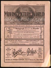 5b076 MOVING PICTURE WORLD exhibitor magazine Jan 8, 1910 102 year-old Italian version of Camille!