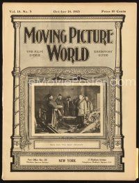5b080 MOVING PICTURE WORLD exhibitor magazine October 18, 1913 Life for a Life, best fantasy art!
