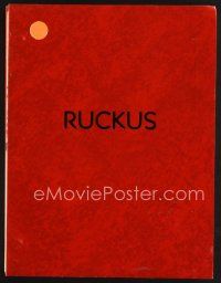 5b316 RUCKUS script '81 screenplay by director Max Kleven!