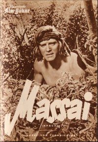 5b199 APACHE German program '54 Native Americans Burt Lancaster & Jean Peters, different!