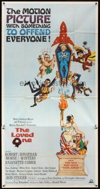 5c639 LOVED ONE 3sh '65 Jonathan Winters in the motion picture with something to offend everyone!