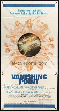 5c704 VANISHING POINT int'l 3sh '71 car chase cult classic, you never had a trip like this before!