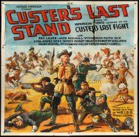 5c157 CUSTER'S LAST STAND 6sh '36 serial based on historical events leading up to the battle!