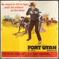 5c170 FORT UTAH 6sh '66 John Ireland vowed to kill no more until the ambush at Fort Utah!