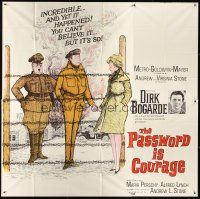 5c203 PASSWORD IS COURAGE 6sh '63 Dirk Bogarde in an English version of The Great Escape!