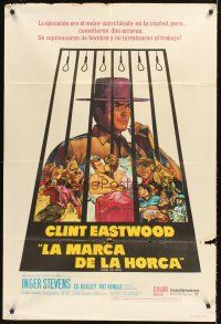 5c425 HANG 'EM HIGH Argentinean '68 Eastwood, they hung the wrong man and didn't finish the job!
