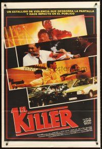 5c436 KILLER Argentinean '89 John Woo directed, Chow Yun-Fat w/pistol in action!