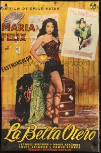 5c439 LA BELLA OTERO Argentinean '54 sexiest showgirl Maria Felix in fishnet stockings!