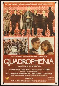 5c485 QUADROPHENIA Argentinean '79 great image of The Who & Sting, English rock & roll!