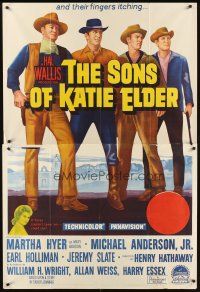5c068 SONS OF KATIE ELDER INCOMPLETE Aust 3sh '66 great line up of John Wayne, Dean Martin & more!