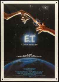 5c256 E.T. THE EXTRA TERRESTRIAL Italian 1p '82 Steven Spielberg classic, John Alvin art!