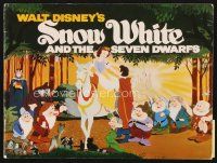 5d371 SNOW WHITE & THE SEVEN DWARFS English program R72 Disney animated cartoon fantasy classic!