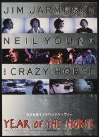 5d639 YEAR OF THE HORSE Japanese 7.25x10.25 '98 Neil Young, Jim Jarmusch, rock & roll, crank it up!