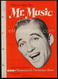 5d214 MR. MUSIC magazine ad '50 Groucho Marx, Charles Coburn, great image of Bing Crosby!