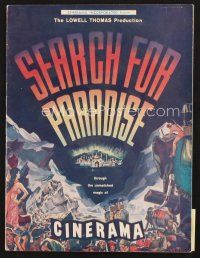 5d100 SEARCH FOR PARADISE program '57 Cinerama, Lowell Thomas' Himalayan travels in Nepal!