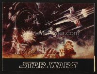 5d113 STAR WARS souvenir program book 1977 George Lucas classic, Jung art!
