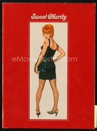 5d115 SWEET CHARITY program '69 Bob Fosse musical starring Shirley MacLaine, it's all about love!