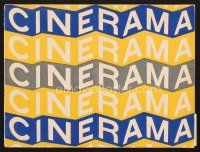 5d116 THIS IS CINERAMA program '54 plunges you into a startling new world of entertainment!