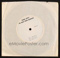 5d133 MAN FROM NOWHERE RADIO SPOTS 45 RPM record '60s cool radio ads!