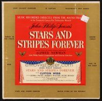 5d138 STARS & STRIPES FOREVER 33 1/3 RPM soundtrack record '53 Clifton Webb as John Philip Sousa!