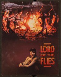 5d235 LORD OF THE FLIES trade ad '90 Balthazar Getty in William Golding's classic novel!