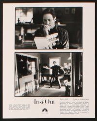 5d807 IN & OUT presskit '97 Frank Oz, Kevin Kline, Joan Cusack, Matt Dillon, Debbie Reynolds