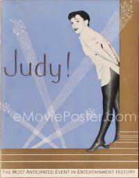 5d301 STAR IS BORN promo brochure '54 great close up art of Judy Garland, James Mason, classic!