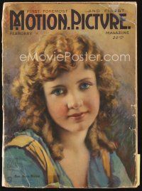 5e121 MOTION PICTURE magazine February 1919 art of pretty Mary Miles Minter by Leo Sielke Jr.!