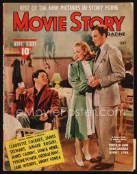 5e090 MOVIE STORY magazine July 1939 Priscilla Lane, John Garfield & Lynn in Daughters Courageous!