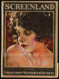 5e118 SCREENLAND magazine December 1923 incredible art of sexy Norma Talmadge by Rolf Armstrong!