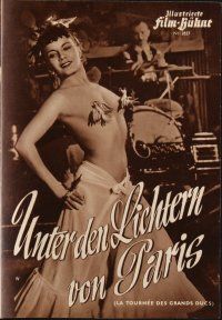 5e188 LA TOURNEE DES GRANDS DUCS German program '55 different images of sexy Moulin Rouge dancers!