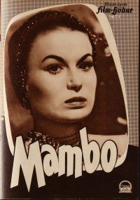 5e193 MAMBO German program '55 Michael Rennie, sexy Silvana Mangano, Shelley Winters, different!