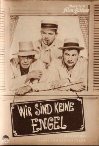 5e217 WE'RE NO ANGELS German program '55 Humphrey Bogart, Aldo Ray & Peter Ustinov, different!