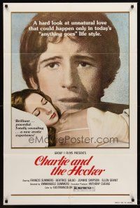 5f263 CHARLIE & THE HOOKER 1sh '77 Curro Summers, a hard look at unnatural love!